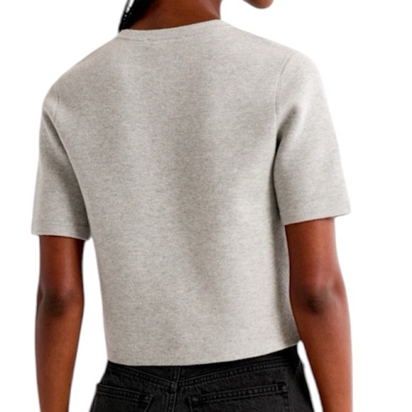 ABERCROMBIE AND FITCH LuxeLoft Short-Sleeve Cardigan, Size XSMALL - Picture 3 of 16